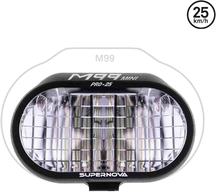 SUPER NOVA Supernova M99 MINI PRO-25 LED E-Bike E-25 Frontlicht mit StVZO-Zulassung