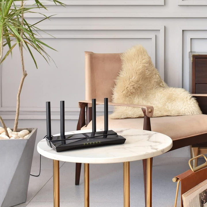 TP-Link Archer AX10 Wi-Fi 6 WLAN Router (1202 Mbit/s 5 GHz, 300 Mbit/s 2,4 GHz, 4 × Gigabit LAN-Port