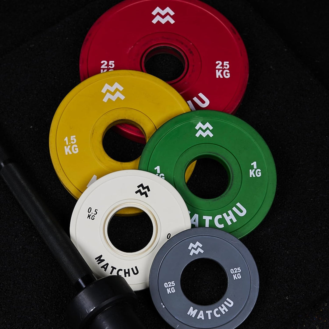 Matchu Sports | Fractional Plates | Mini Hantelscheiben | 0,25/0,5/1/1,5/2,5 KG | Satz mit 2 Stück |