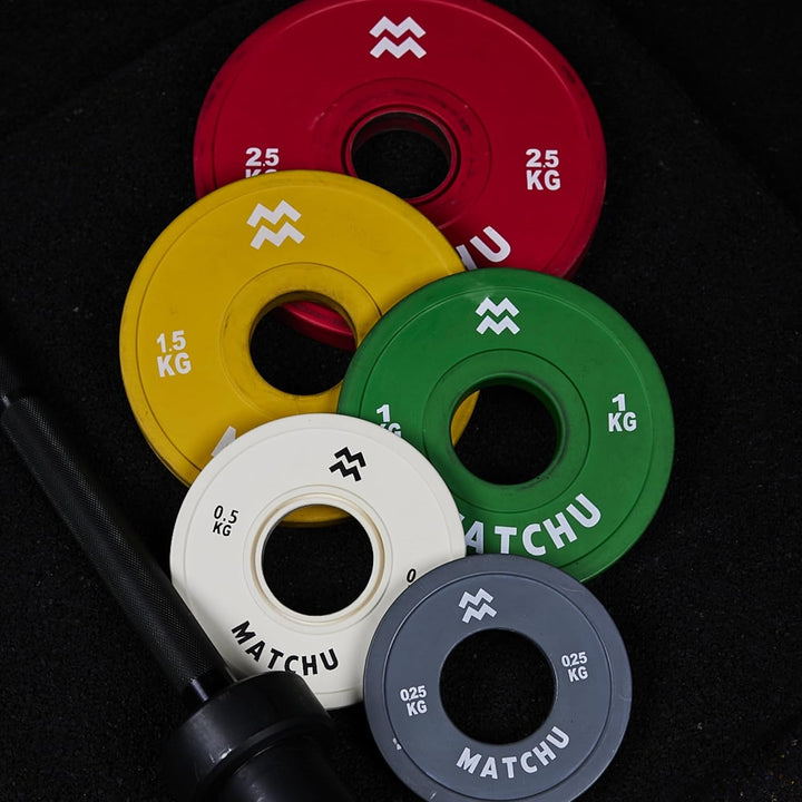 Matchu Sports | Fractional Plates | Mini Hantelscheiben | 0,25/0,5/1/1,5/2,5 KG | Satz mit 2 Stück |