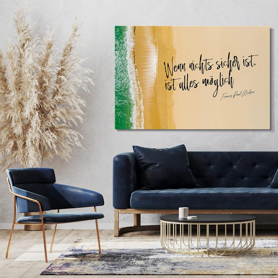 Printed Paintings Leinwand (60x40cm): Motivations-Sprüche und Zitate (Quotes), Inspirational Powe 60