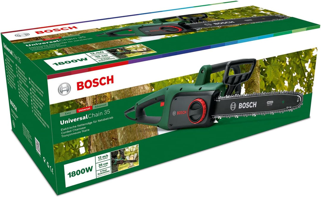 Bosch Home and Garden Bosch Kettensäge UniversalChain 35 (1800 W, Gewicht: 4,2 kg, Kettengeschwindig