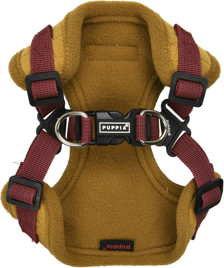 Puppia Irvin Comfort Hundegeschirr, Step-in, warm, Winter, Rautenmuster, Verstellbarer Hals und Brus