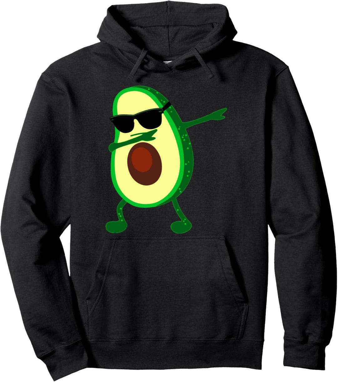 Avocado mit Sonnnenbrille Pullover Hoodie