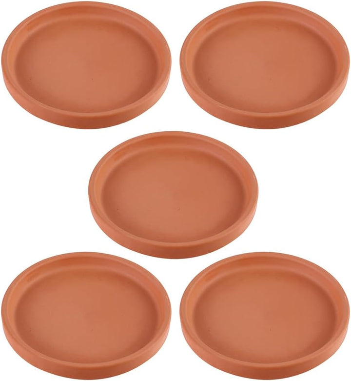 UPKOCH 5 Stücke Ton Blumentopf Untersetzer Terracotta Runde Pflanzentopf Untertasse Terrakotta Pflan