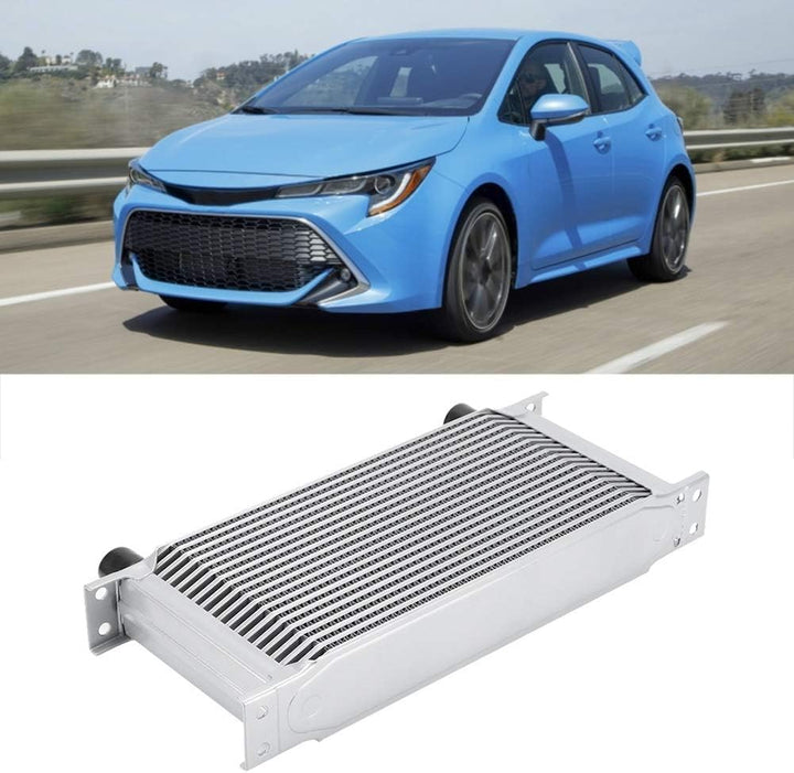 KSTE Ölkühler Universal, 19-Row britischen Typ Motor Motorölkühler Kühler Kühlsystem Silber