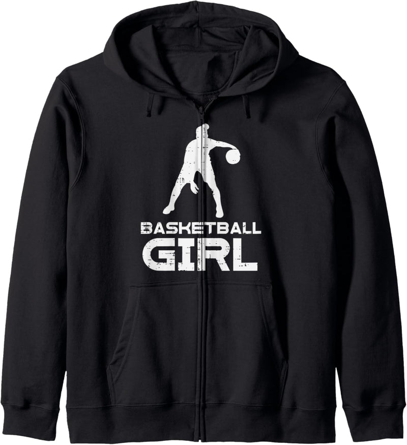 Basketball Girl Cute Sports Lover Baller Player Girls Women Kapuzenjacke