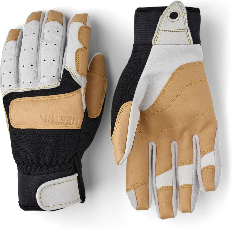 Hestra Kletterer lang – 5 Finger Schwarz 7, Schwarz 7