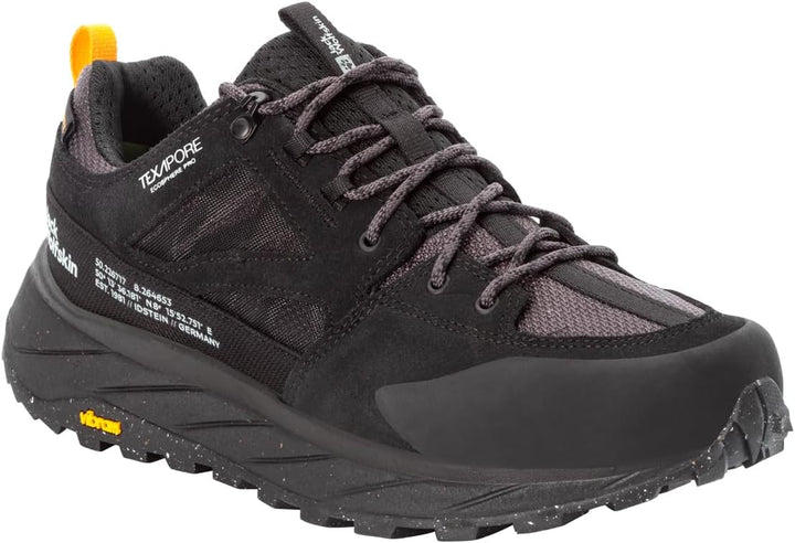 Jack Wolfskin Unisex Terraquest Texapore Low M Walking-Schuh 43 EU Schwarz, 43 EU Schwarz