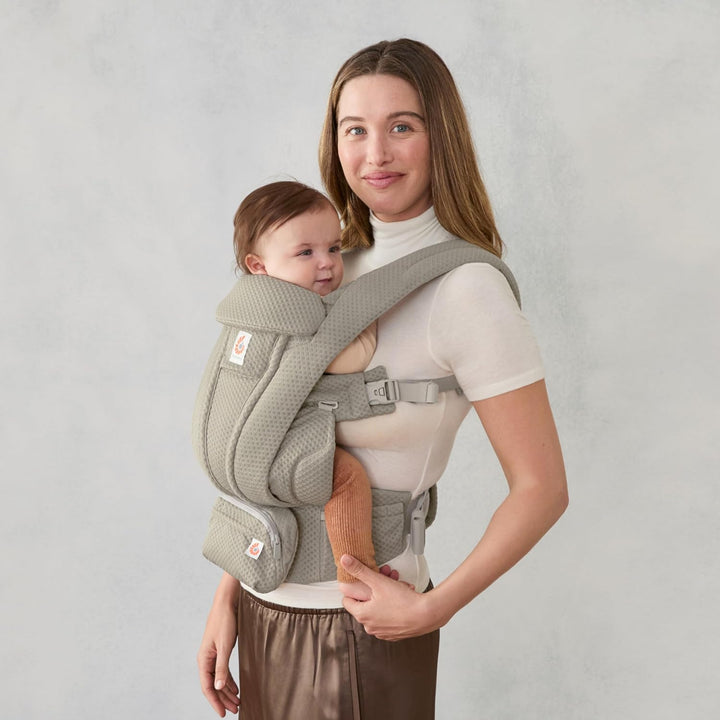 Ergobaby Omni Deluxe All-in-One Babytrage für Neugeborene ab Geburt bis 20kg, Ergonomische 4-Positio
