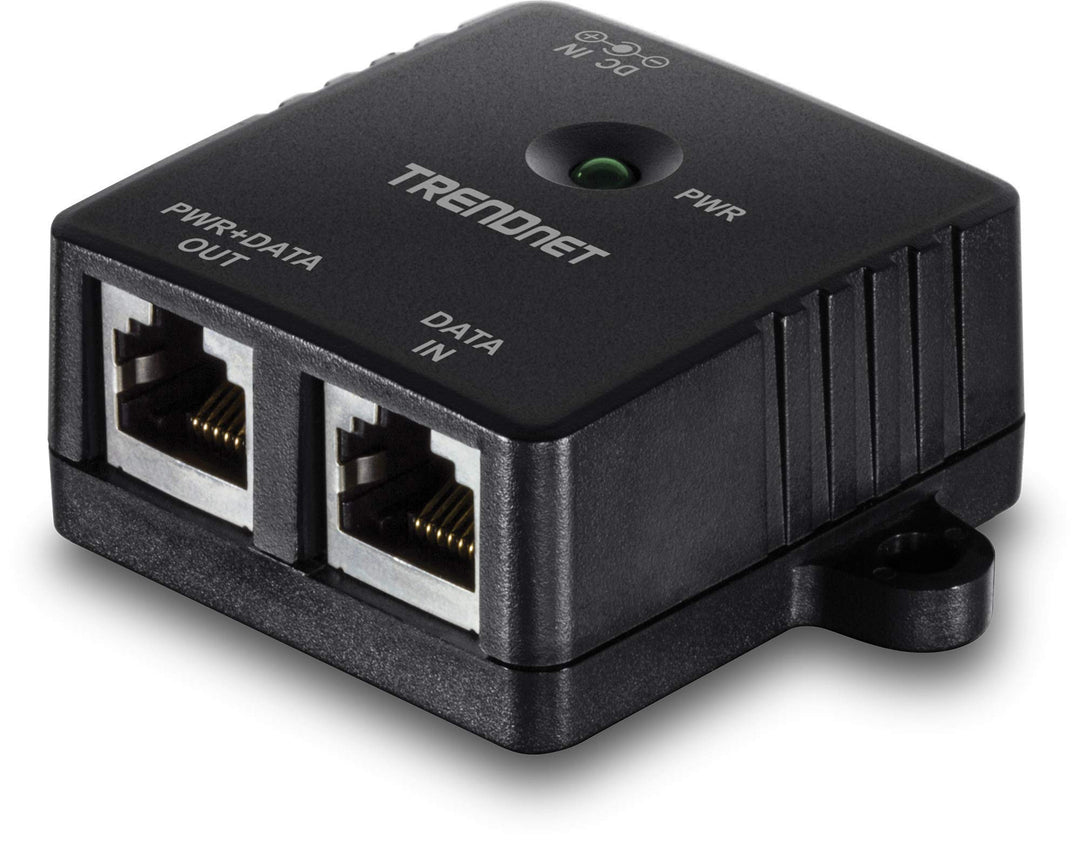 TRENDnet, TPE-113GI, Gigabit PoE Injektor (15,4 W), Maximale Entfernung 100 m, Schwarz PoE Injector,