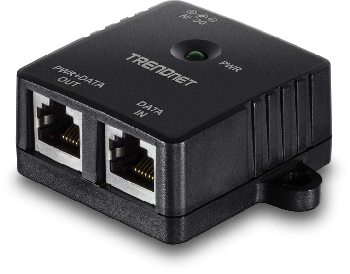 TRENDnet, TPE-113GI, Gigabit PoE Injektor (15,4 W), Maximale Entfernung 100 m, Schwarz PoE Injector,