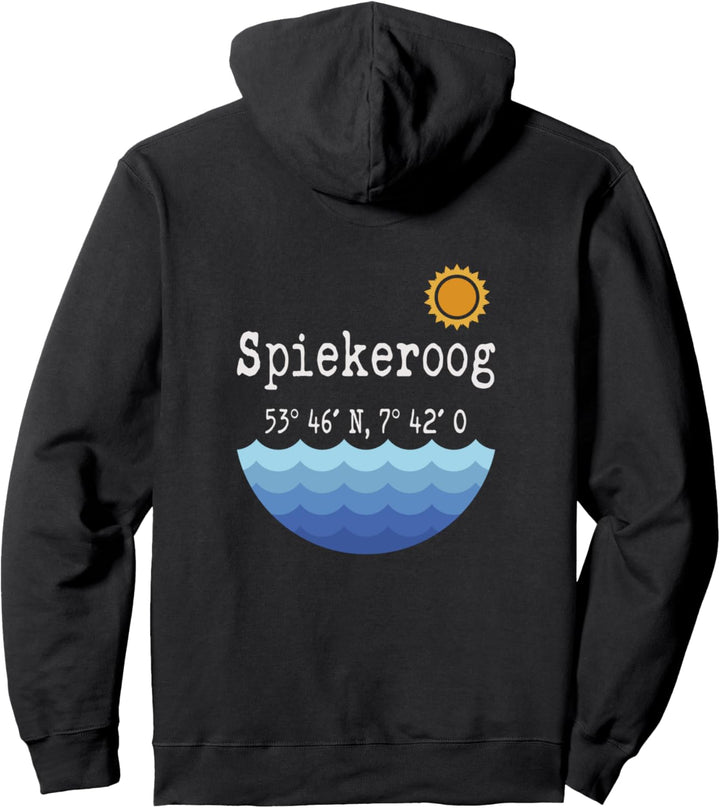 Spiekeroog Koordinaten Design, Spiekeroog Pullover Hoodie