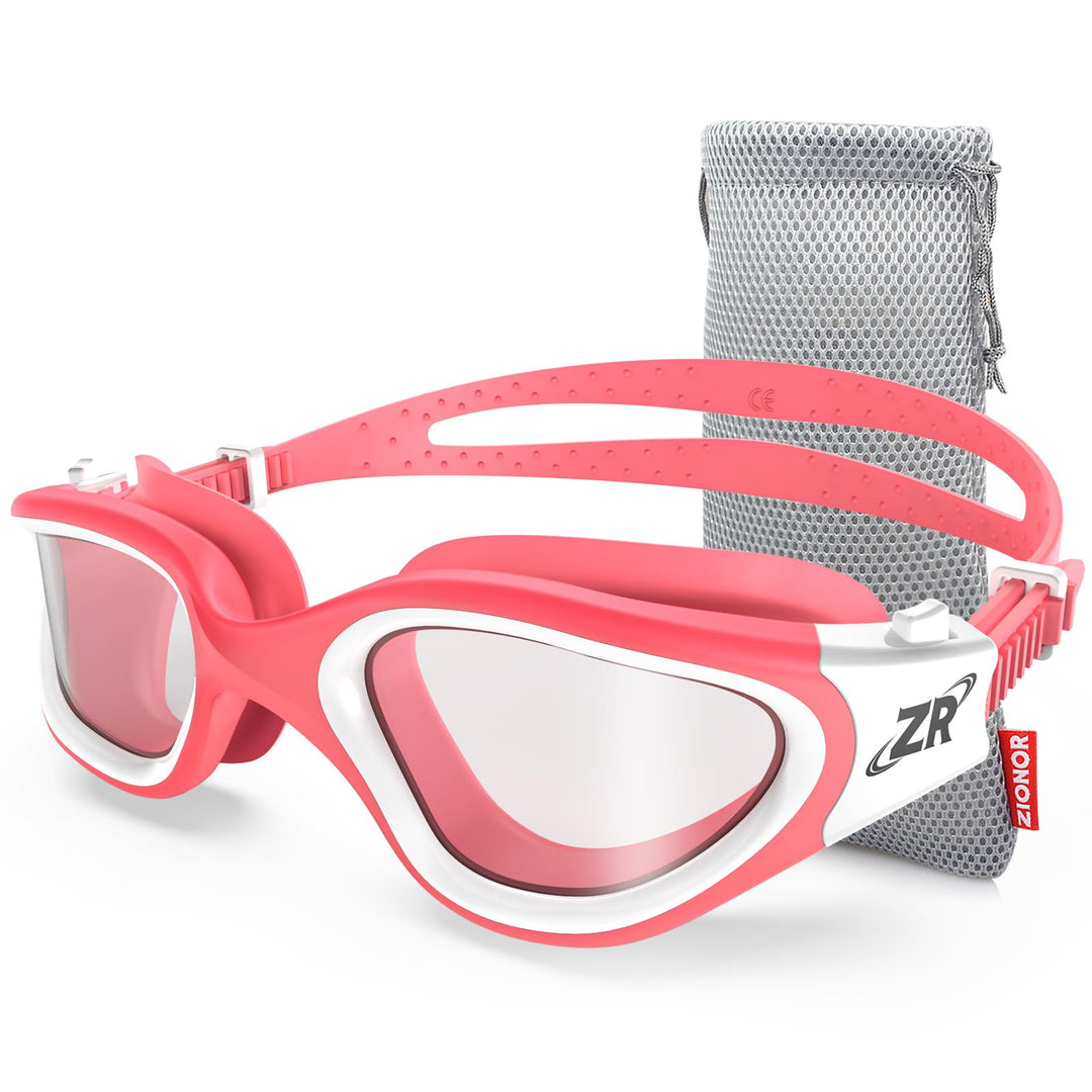 ZIONOR G1 - Polarisierte Schwimmbrille für Unisex und Erwachsene und Damen, beschlagfrei, 100% UV-Sc