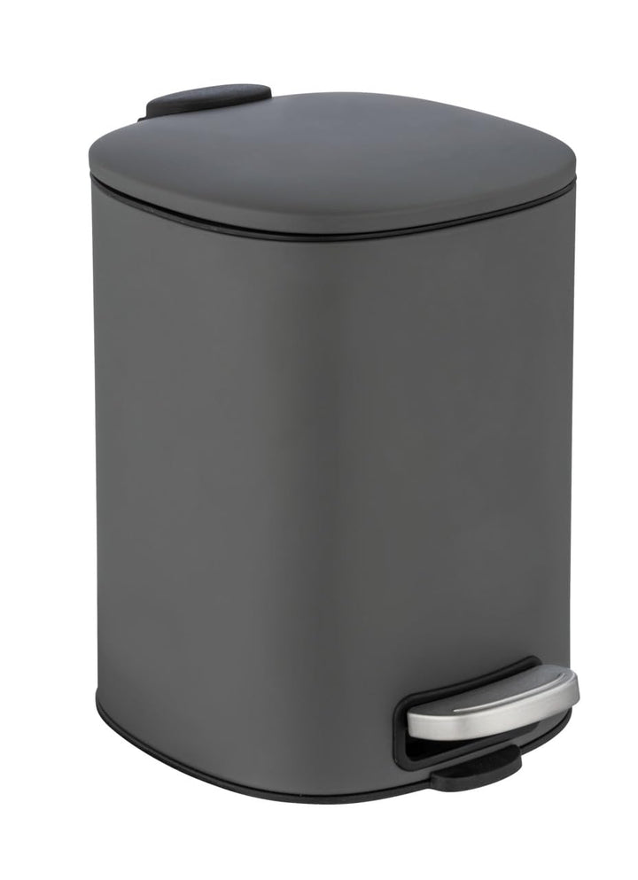 WENKO Kosmetik-Treteimer Mod. Alassio, Abfalleimer mit 5 Liter Volumen, hochwertiger Badezimmer-Müll