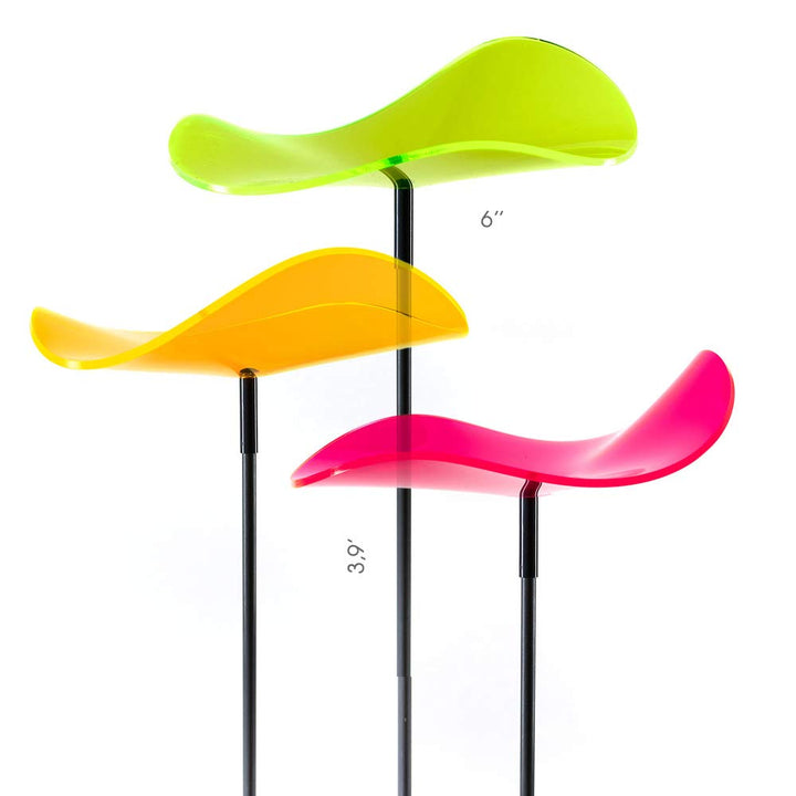 Cazador-del-sol ® - das Original | Lucy - Medio | 3 Stück | geschwungener Sonnenfänger kunterbunt |