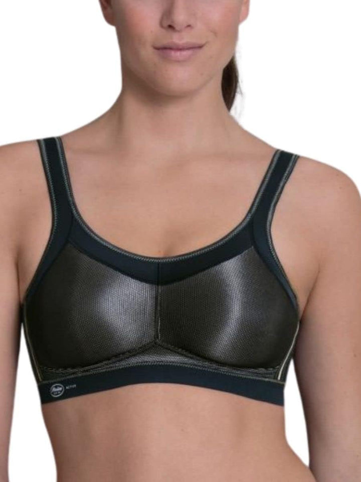 Anita Active Damen Momentum Sport-BH (1er Pack) 80D Schwarz, 80D Schwarz