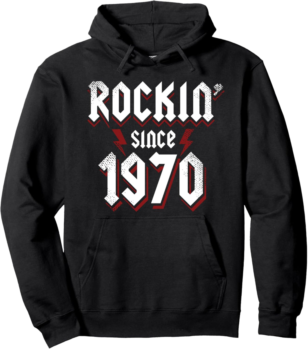 Rockin Since 1970 53 Jahre alte Rockmusik 53. Geburtstag Pullover Hoodie