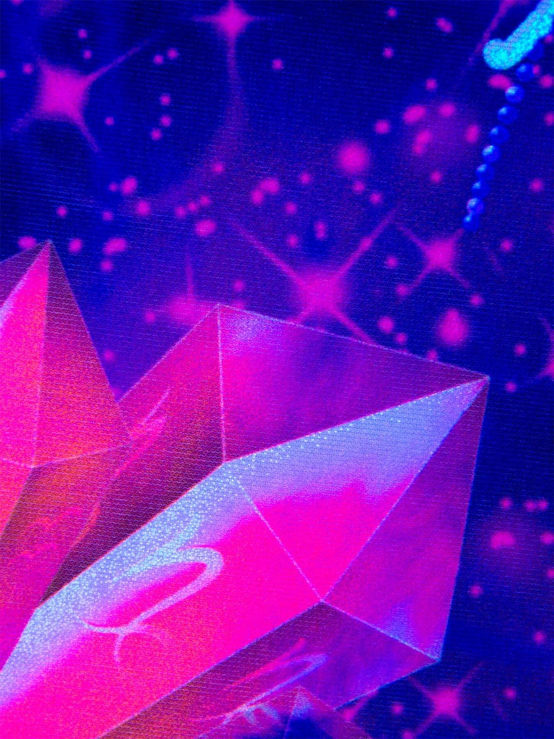 PSYWORK Schwarzlicht Stoffposter Neon | Zodiac Signs Lines | 0,75 x 0,75m | UV-aktiv | fluoreszieren