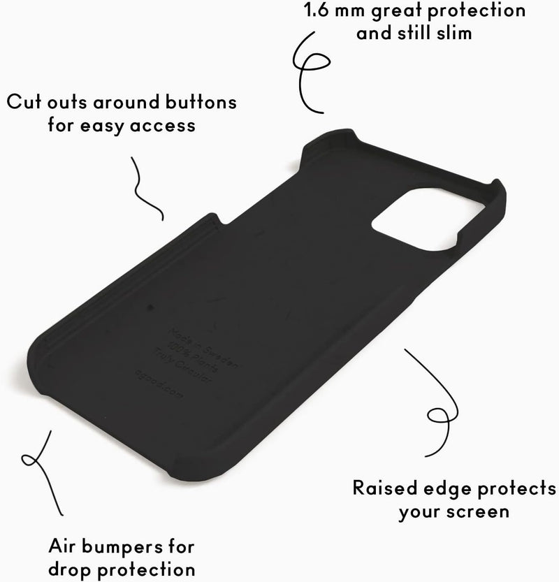 agood Company Pflanzliche Handyhülle, iPhone 13 Pro Max Hülle - Biologisch abbaubare Handyhülle - Sc