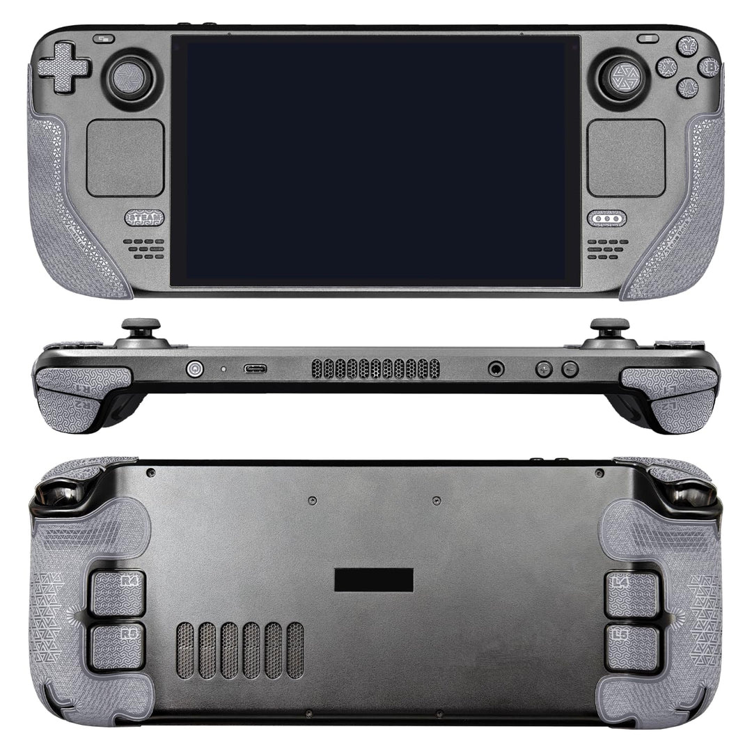 Luck&Link Controller Grip Kit für Steam Deck OLED&LCD, Texturierte Haut, Anti-Skid Sweat-Absorbent m