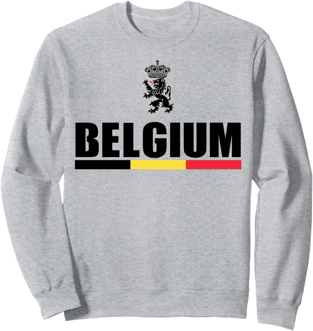 Belgium Voetbal Souvenir Graphic Belgian Lion Nederlands Sweatshirt