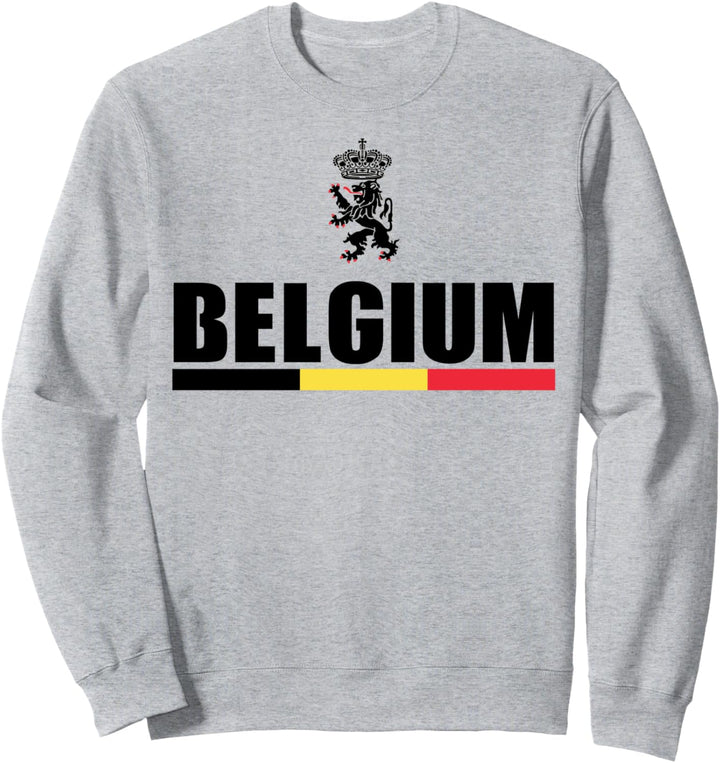 Belgium Voetbal Souvenir Graphic Belgian Lion Nederlands Sweatshirt