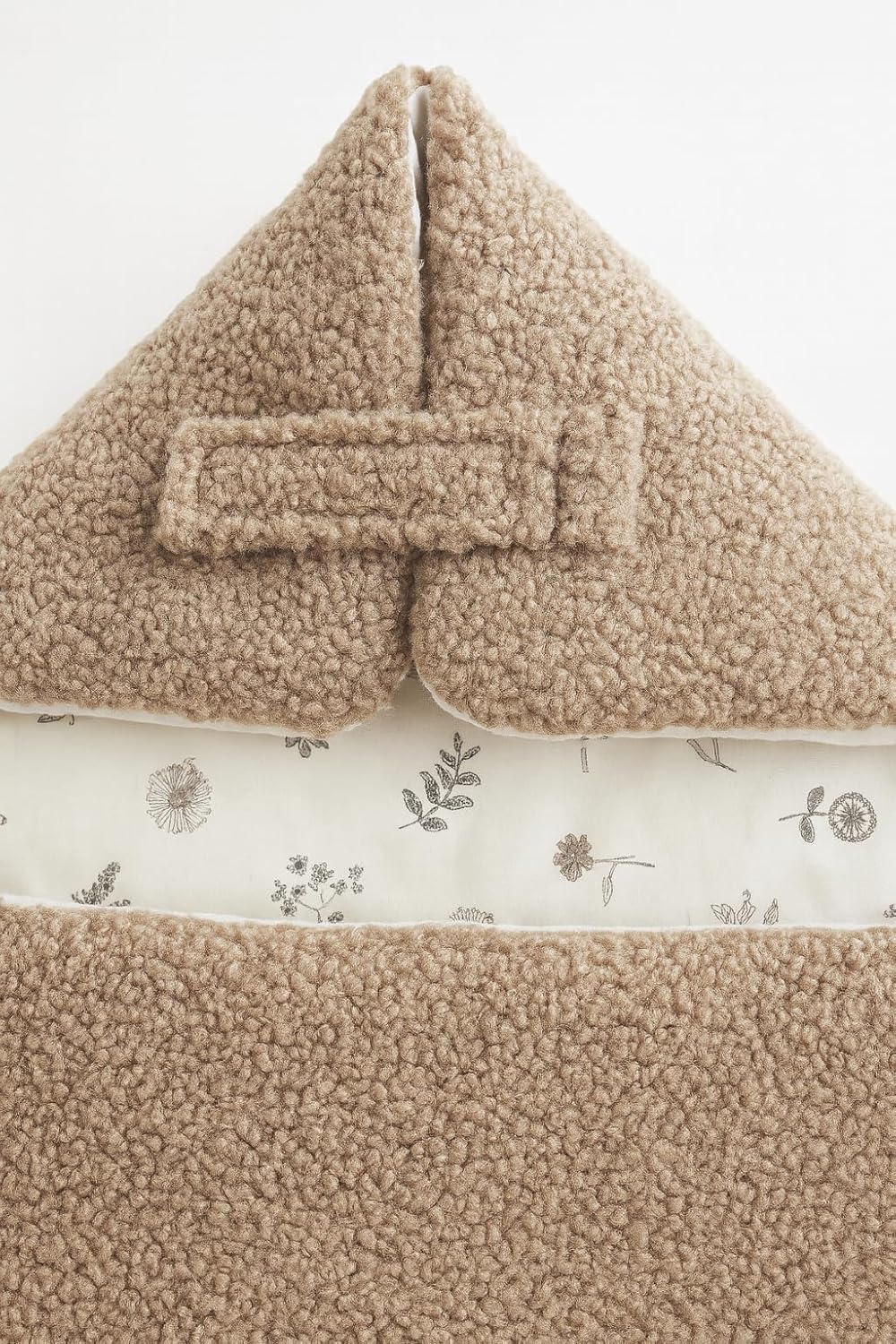 Fusssack für Babyschale Ganzjährig Frühling Herbst Babyfusssack warm Boucle, Übergang Einschlagdecke