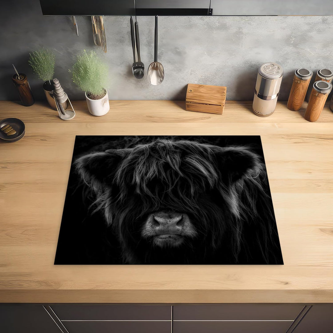 Herdabdeckplatte Einteilig Küche Herdabdeckung Induktionsfeld Ceranfeld Herdabdeckplatten Vinyl Matt