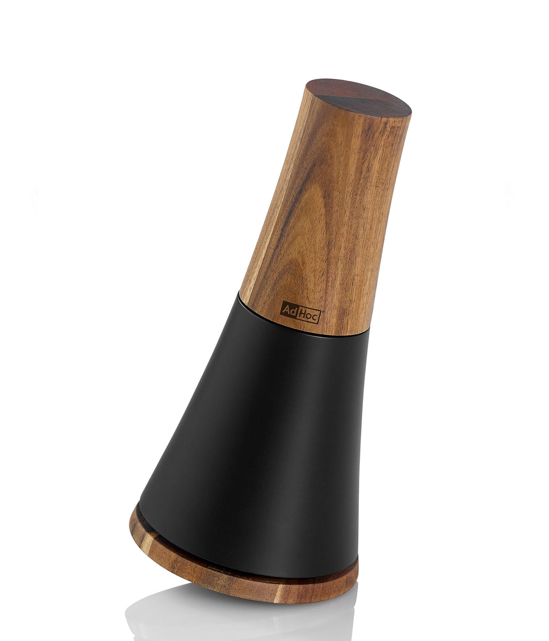 AdHoc MP303 Salz- oder Pfeffermühle Kreiselmühle Spin | Akazienholz, Kunststoff