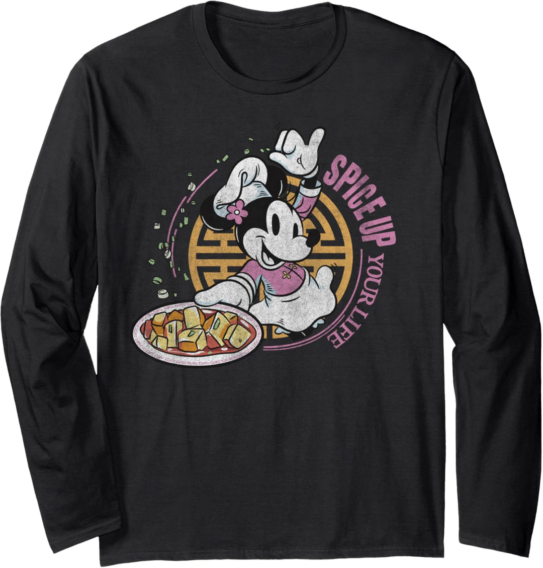 Disney Mickey And Friends Minnie Spice Up Your Life Langarmshirt
