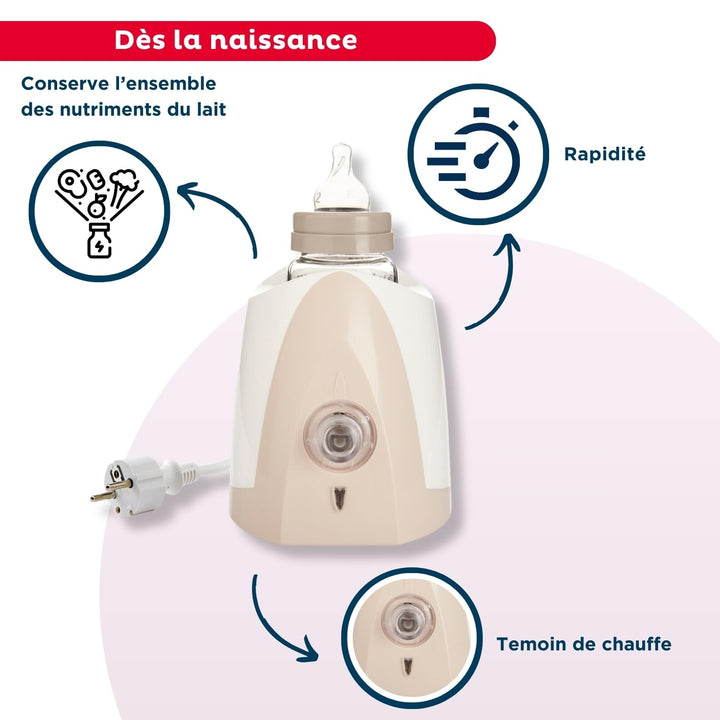THERMOBABY Flaschenwärmer 230v 2240 - Iced Brown Eisbraun, Eisbraun