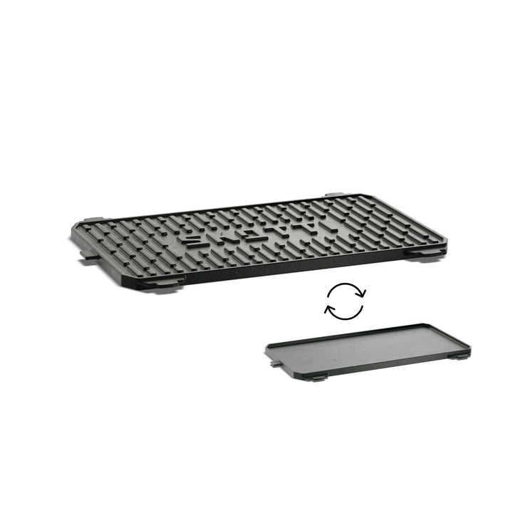 SKOTTI Kast, Gusseiserne Grillplatte für SKOTTI Grill, Plancha, Griddle, Sehr massives Material, für