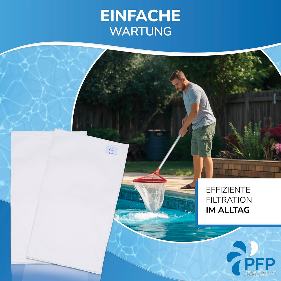 Poches Filtrantes Filtertasche kompatibel mit Desjoyaux – 6 und 15 Mikron…