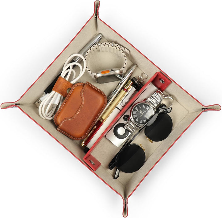 Londo Leder Taschenleerer - Vide Poche - Ledertablett Organizer, Praktische Aufbewahrungsbox - für G