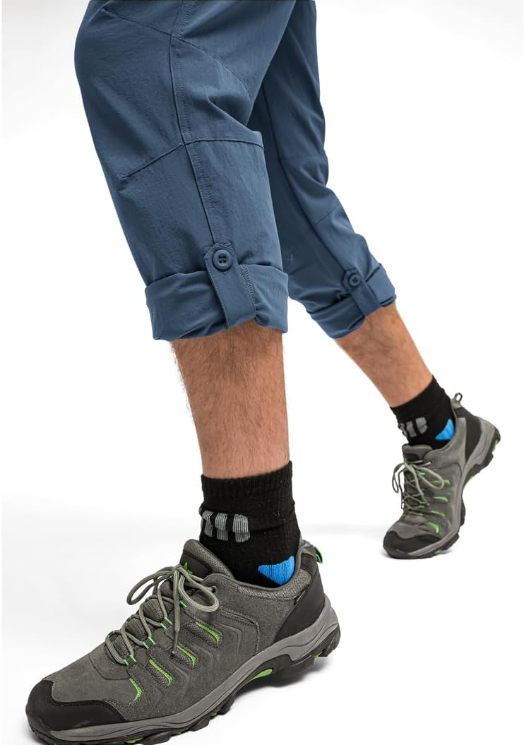 Maier Sports Herren Outdoorhose Nil, funktionale Wanderhose, atmungsaktive Trekking-Hose mit Rollup-