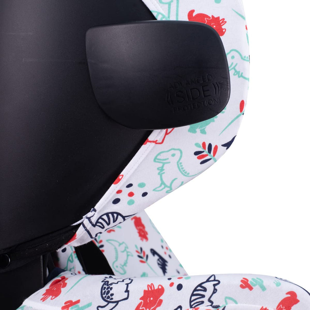 JYOKO KIDS Baumwollbezug kompatibel mit Maxi Cosi Recaro Zero, I-Size (Dino Party, Autositzbezug) Di