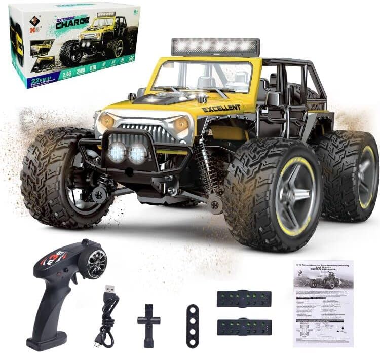 Ferngesteuertes Auto ab 8 6 4 3 Jahre, Monstertruck Ferngesteuert, Auto Ferngesteuert ab 6 Jahre, RC