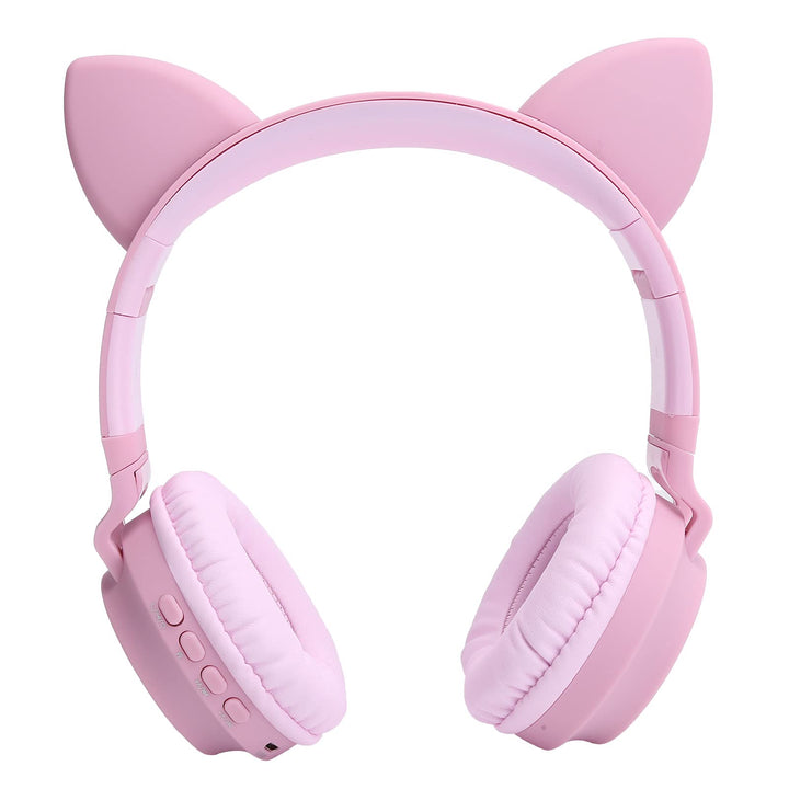 Fydun Katzenohr-Kopfhörer, 3D-LED-Licht, 5.0, Faltbare Headsets mit Professionellem Zubehör (#3)