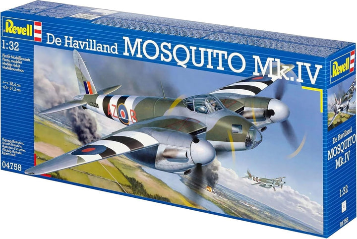 Revell Modellbausatz Flugzeug 1:32 - De Havilland MOSQUITO MK.IV im Massstab 1:32, Level 4, original