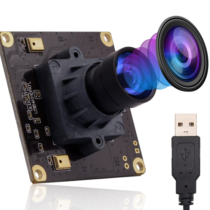 G 4K USB Kameramodul 2160p Webcam modul,Weitwinkel UHD 30fps Webkamera modul,100grad verzerrungsfrei