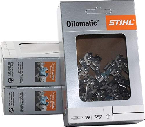 3 Stihl Sägeketten Picco Micro PMM 3/8P-1,1-50 für Stihl 023L 35cm 3610 000 0050 (Nutbreite 1,1)