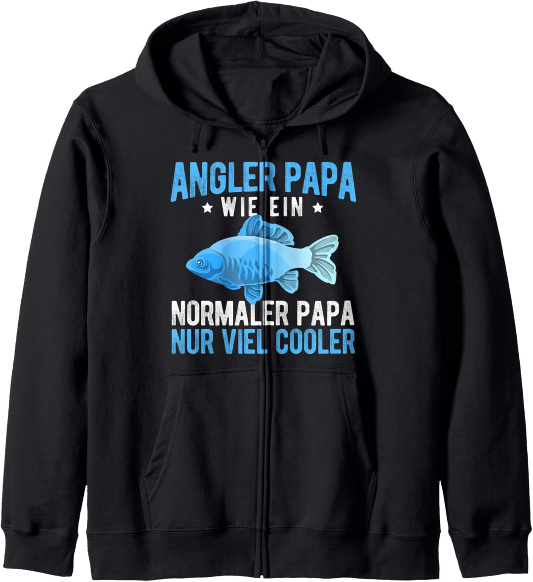 Angler Papa Fischer Angeln Kapuzenjacke