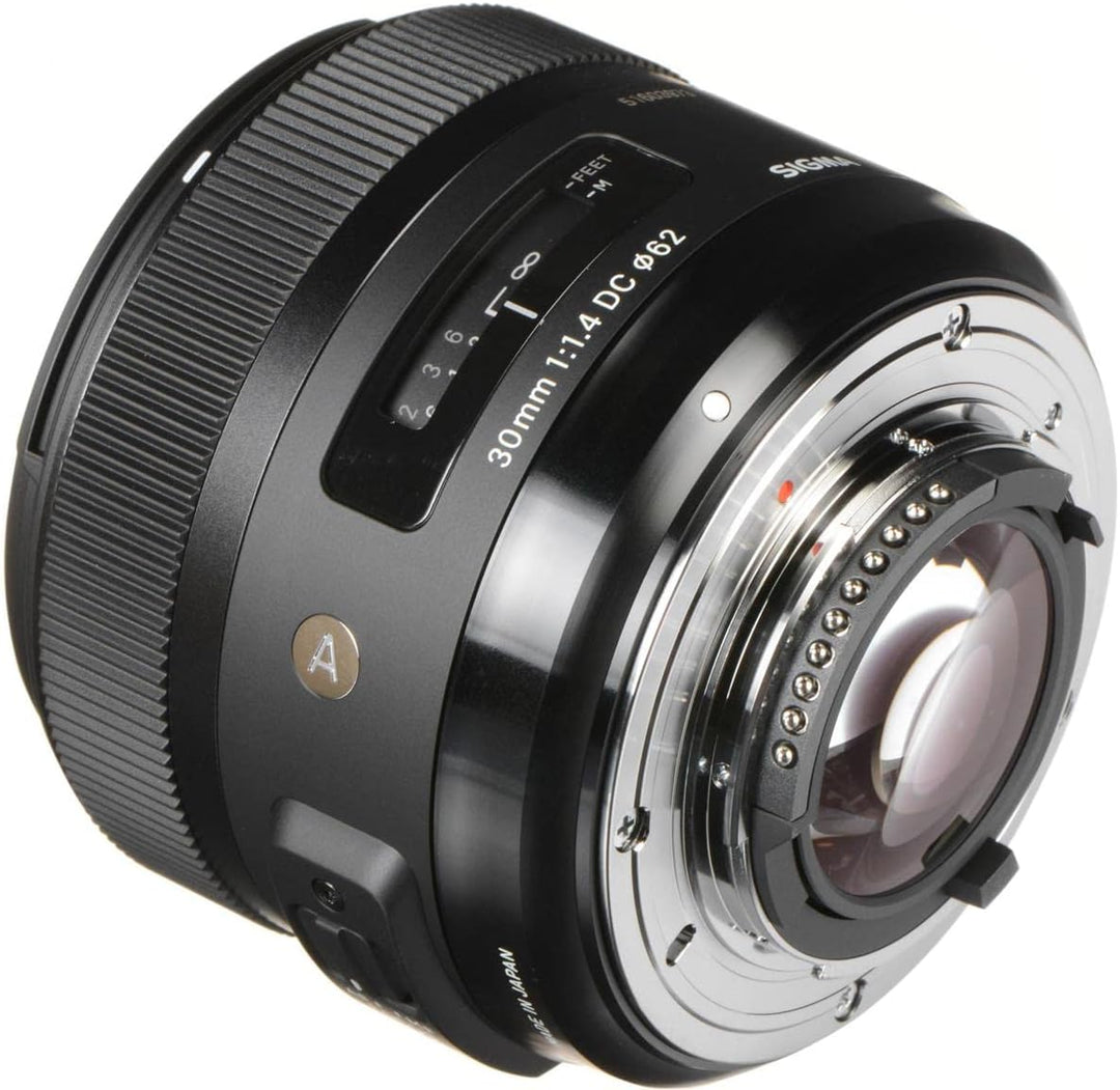 Sigma 30mm F1,4 DC HSM Art Objektiv für Nikon F Objektivbajonett für Nikon Single, für Nikon Single