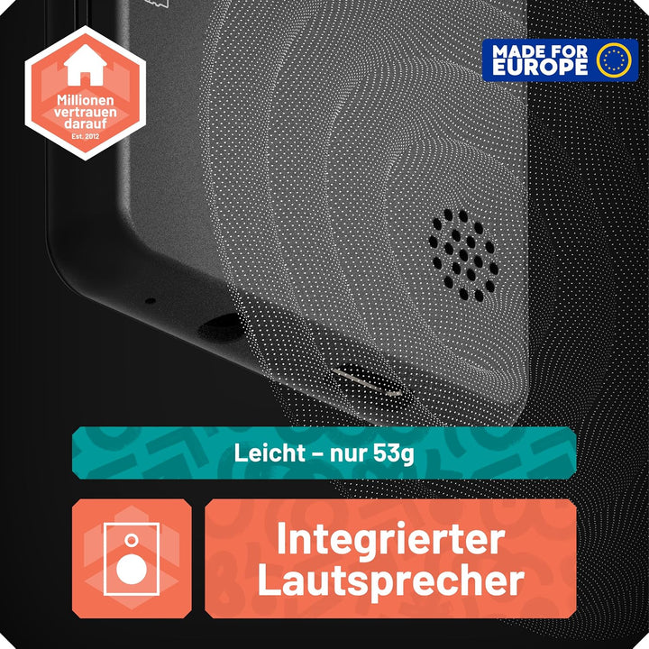 MP3-Player mit Bluetooth | MP3-Player mit 16 GB internem Speicher, erweiterbar auf 128 GB | Schnelll
