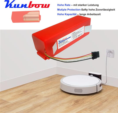 Kunbow 6800mAh Li-ion akku, Ersatzakku für Xiaomi Mi Roboter, Mijia 1. und 2. Generation, Mijia Robo