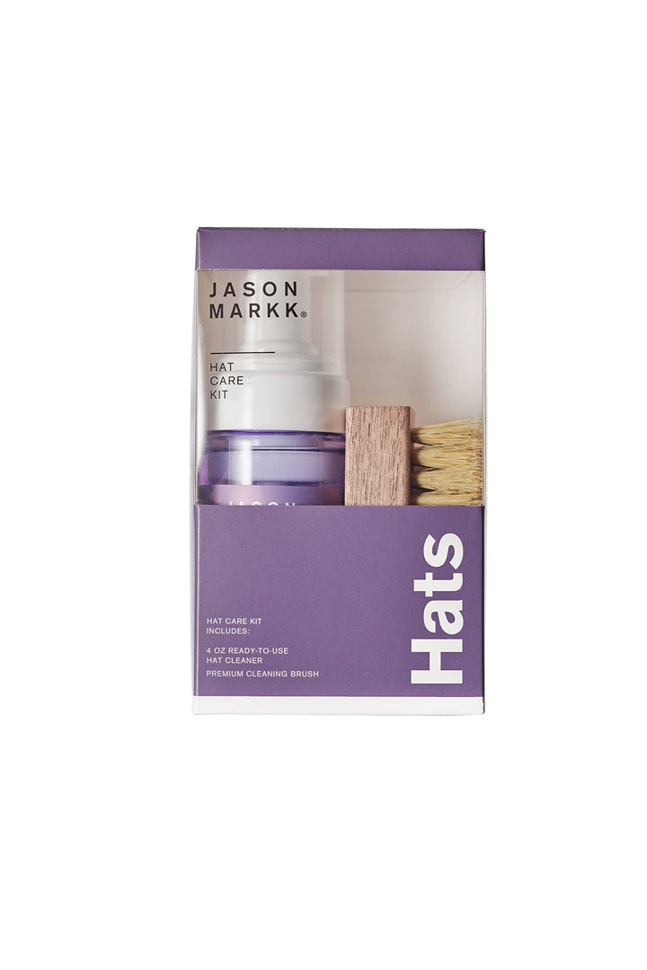 Jason Markk Hat Care Kit, 4 oz/ 118ml Schaumreiniger, Premium-Reinigungsbürste, reinigt effektiv Kap