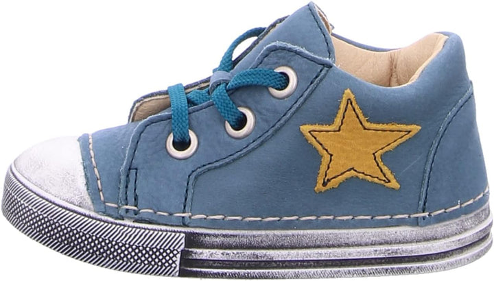Däumling Baby-Jungen Esther Lauflernschuh 18 EU Blau, 18 EU Blau
