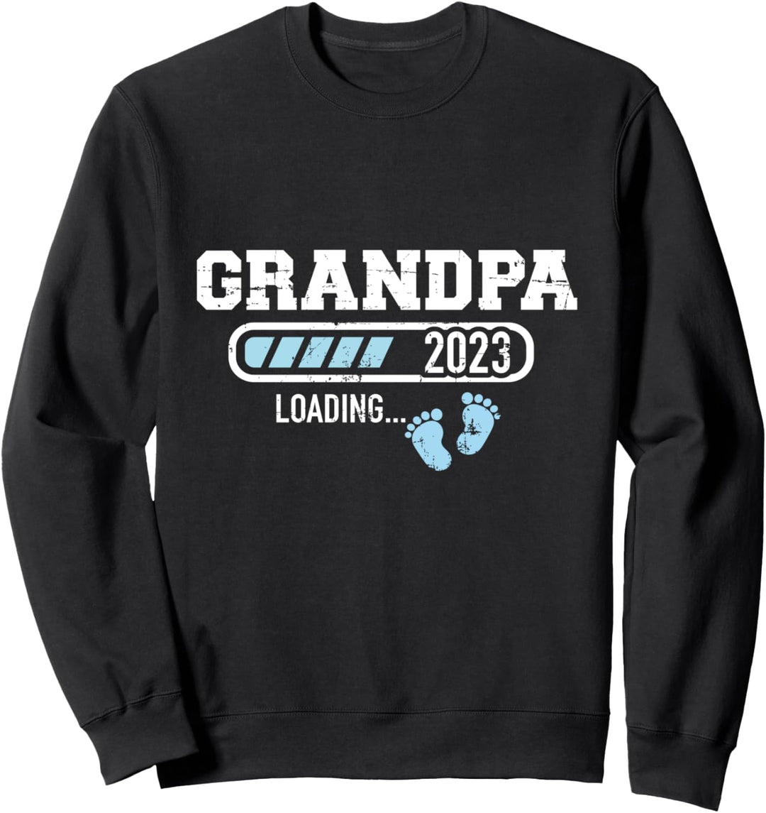 Opa 2023 Ladevorgang zur Schwangerschaft Ankündigung Sweatshirt