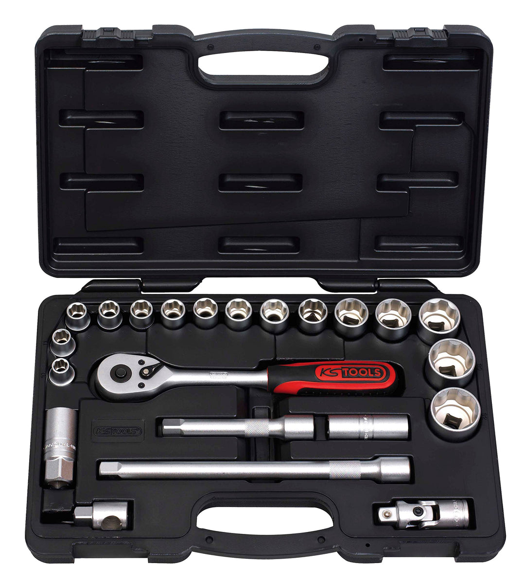 SUPERLOCK Steckschlüsselsatz 12,5mm (1/2") 22-tlg. 22 pièces, 22 pièces